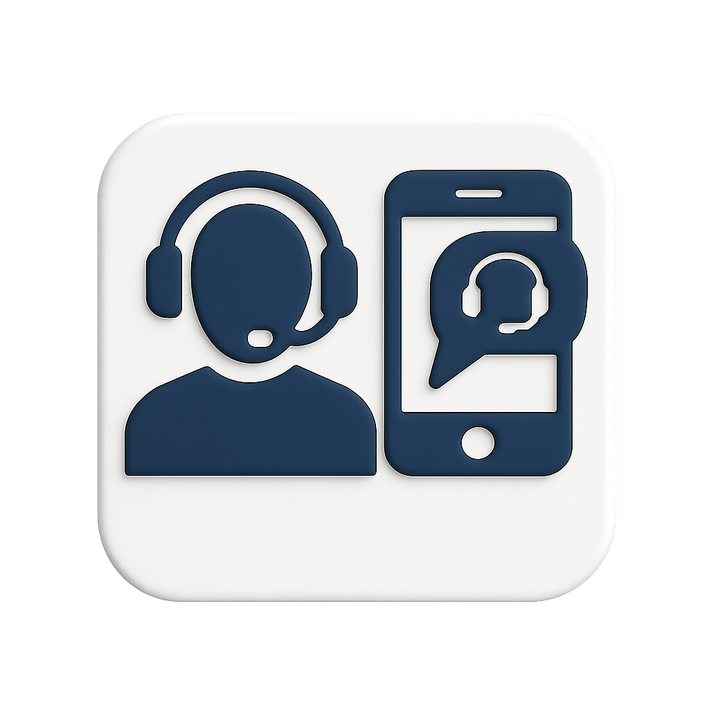 agent service client avec un casque mychauffeur réunion